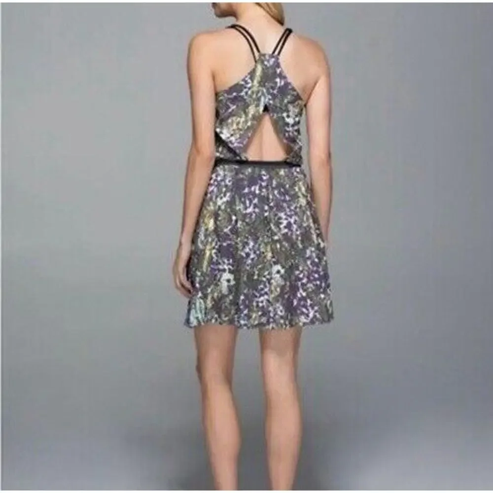 Lululemon City Summer Dress Floral Sport White Multi Size 4